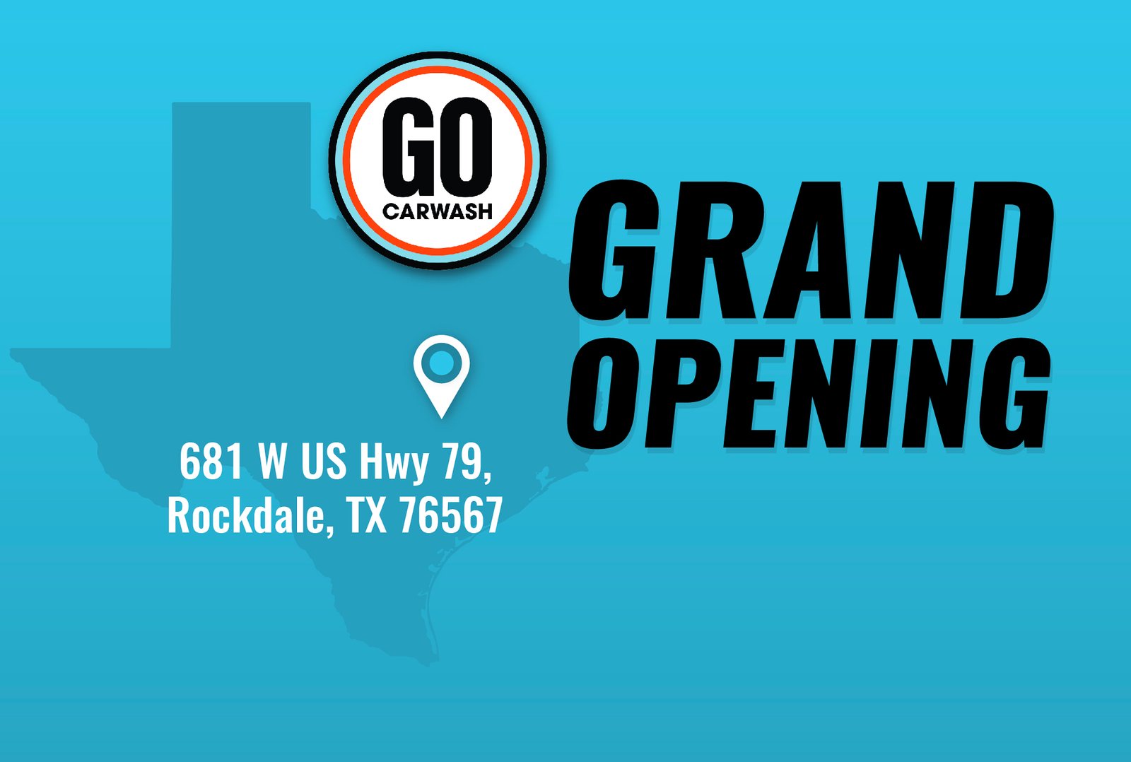 GO Car Wash Rockdale, Texas Grand Opening